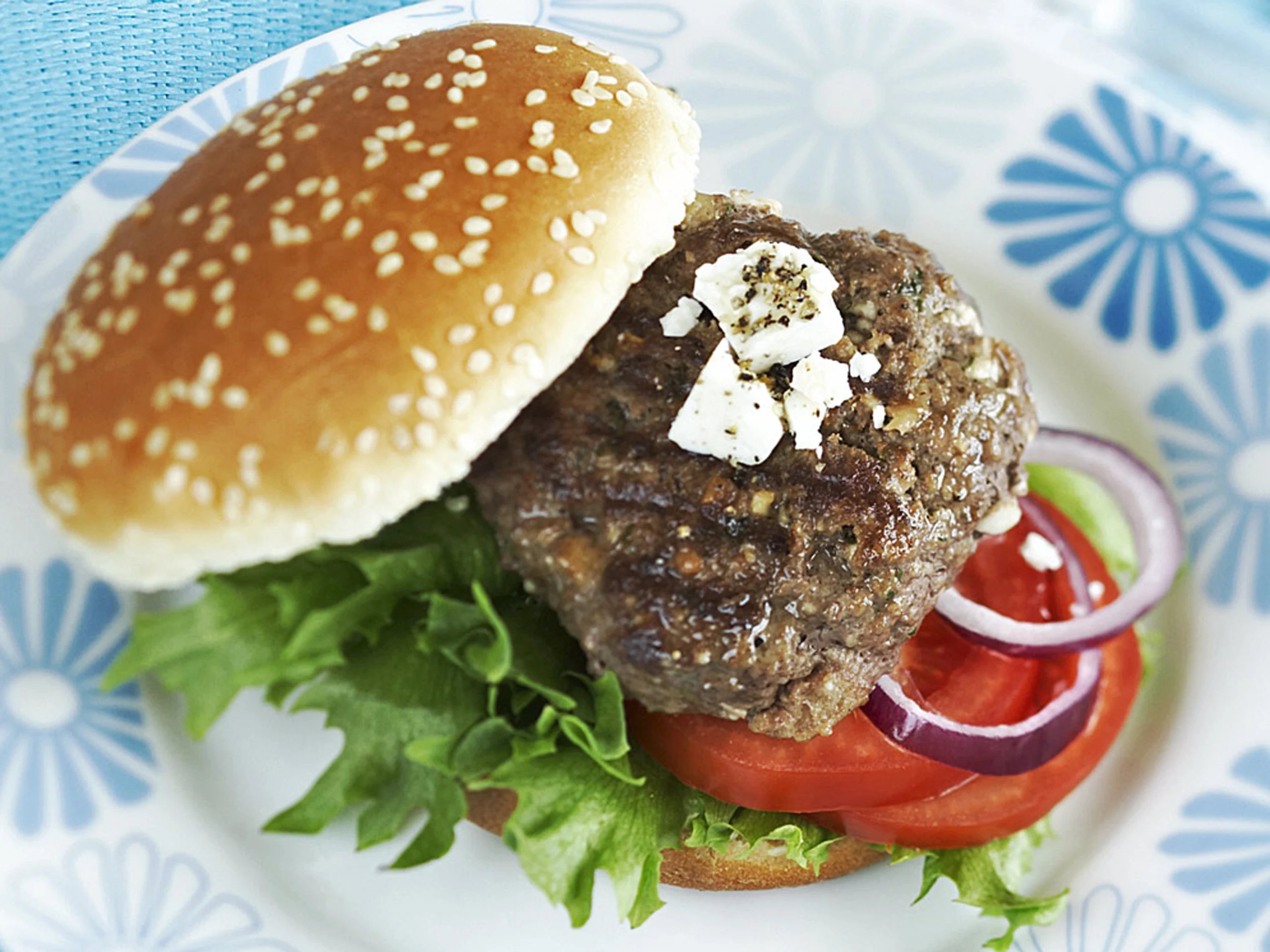 Feta-hampurilaispihvit