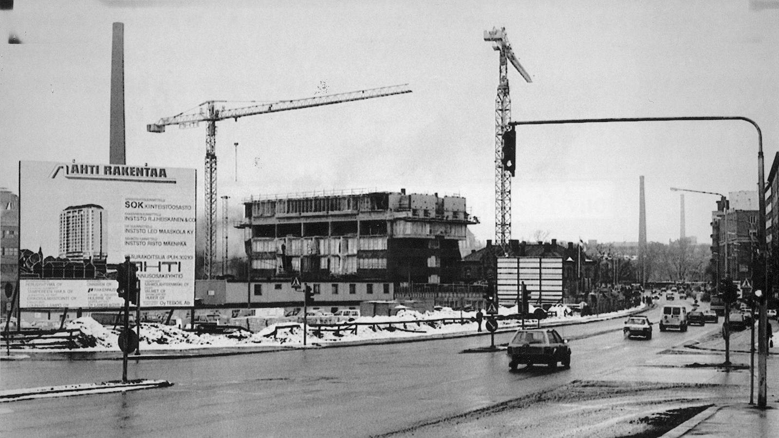 Hotelli Ilves rakenteilla