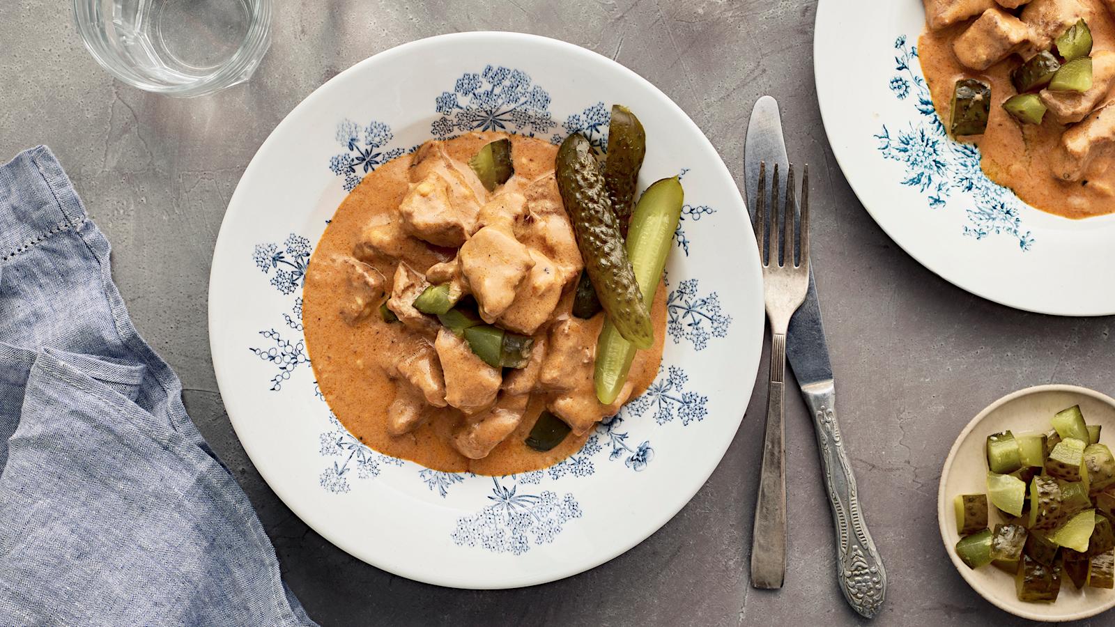 Perinteinen stroganoff