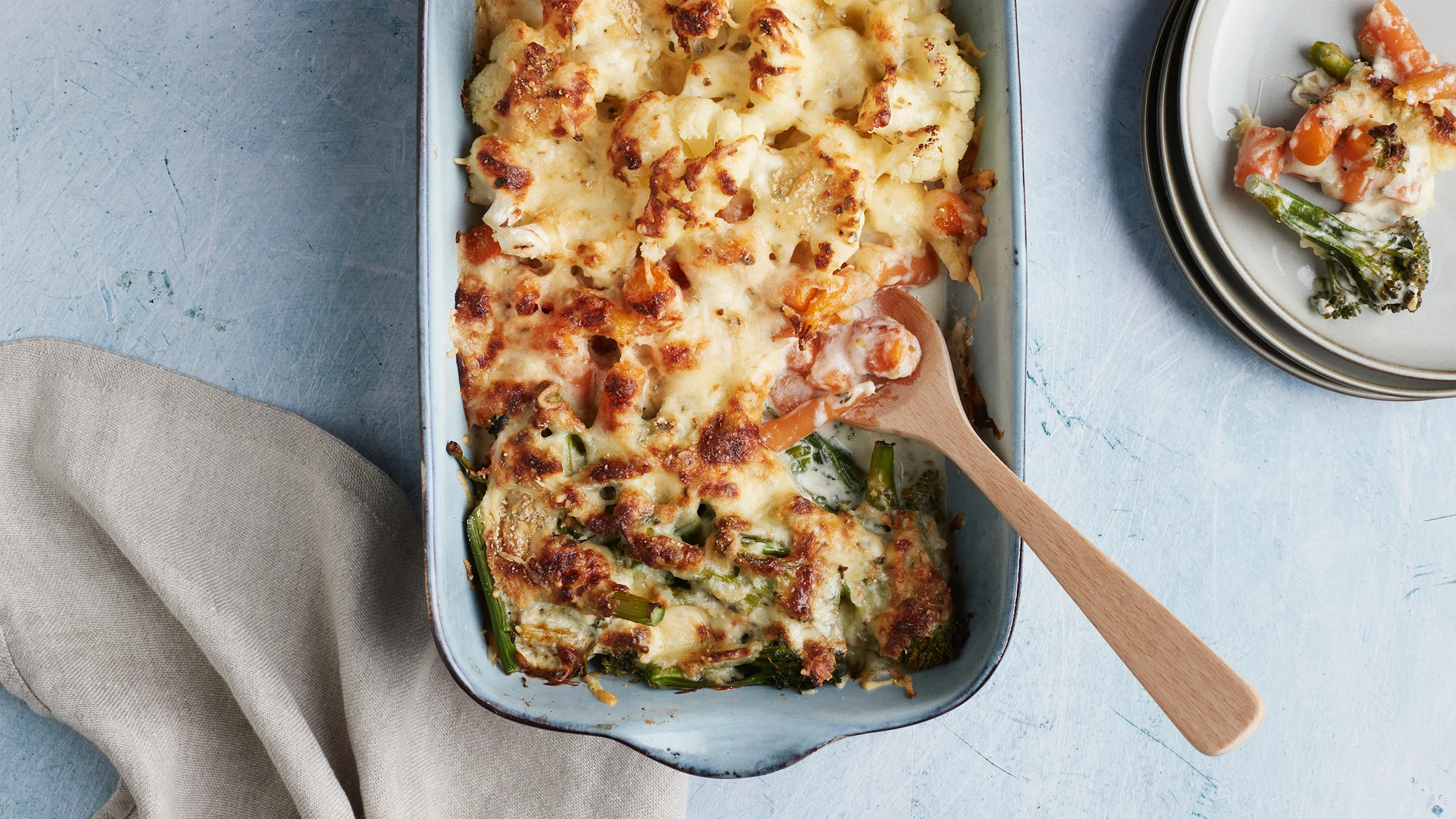 kasvisgratiini, gratinoidut kasvikset, kasvisvuoka