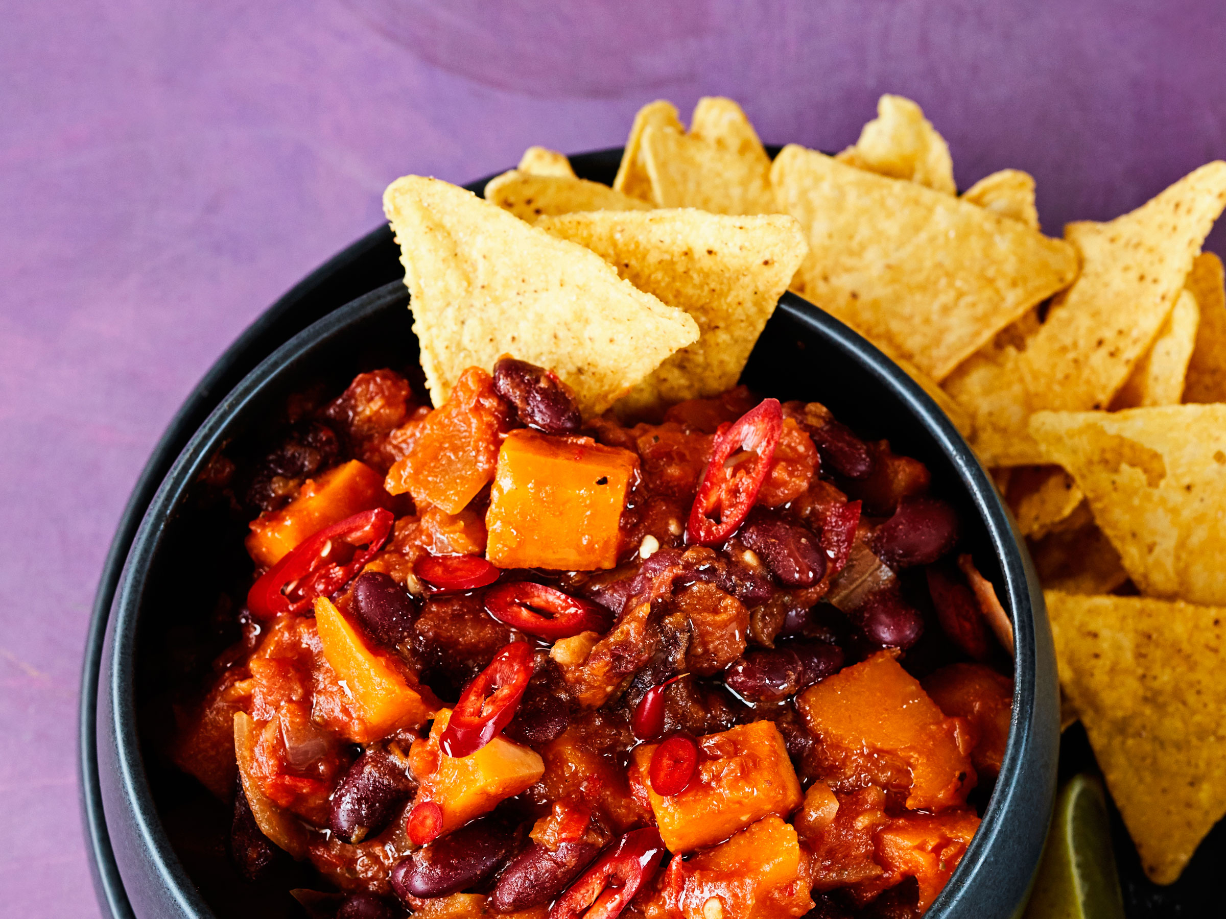 Chili con kurpitsa