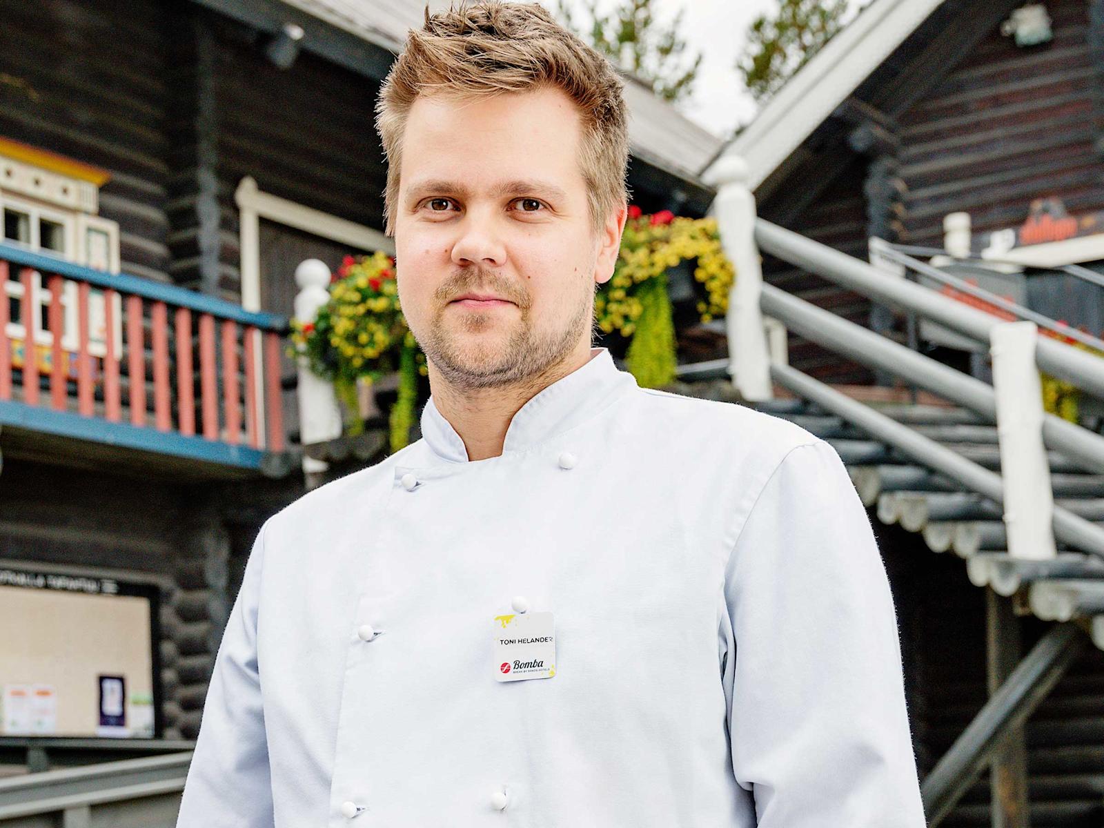 Toni Helander haluaa uudistaa perinneruokia.