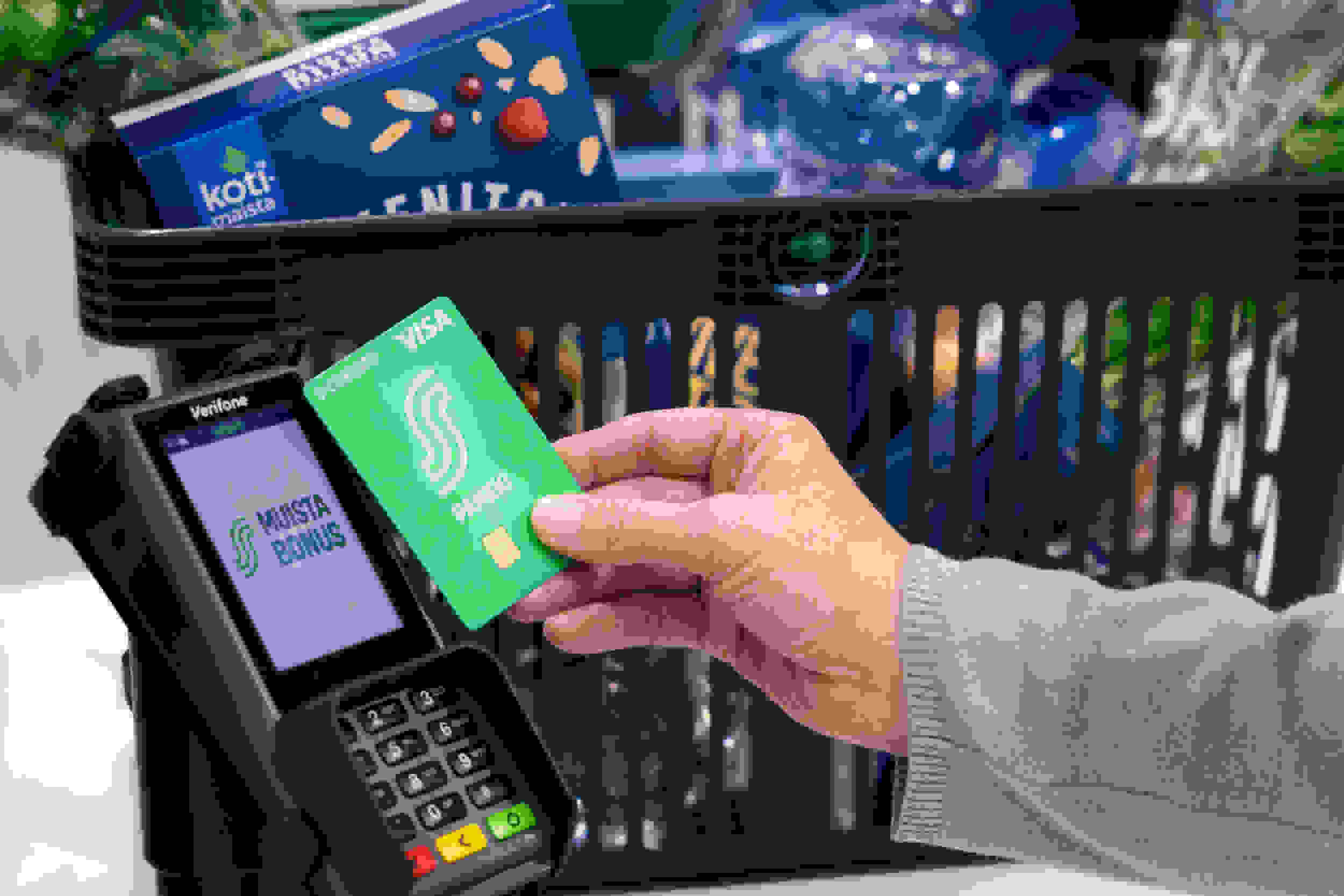 S-Etukortti kassalla