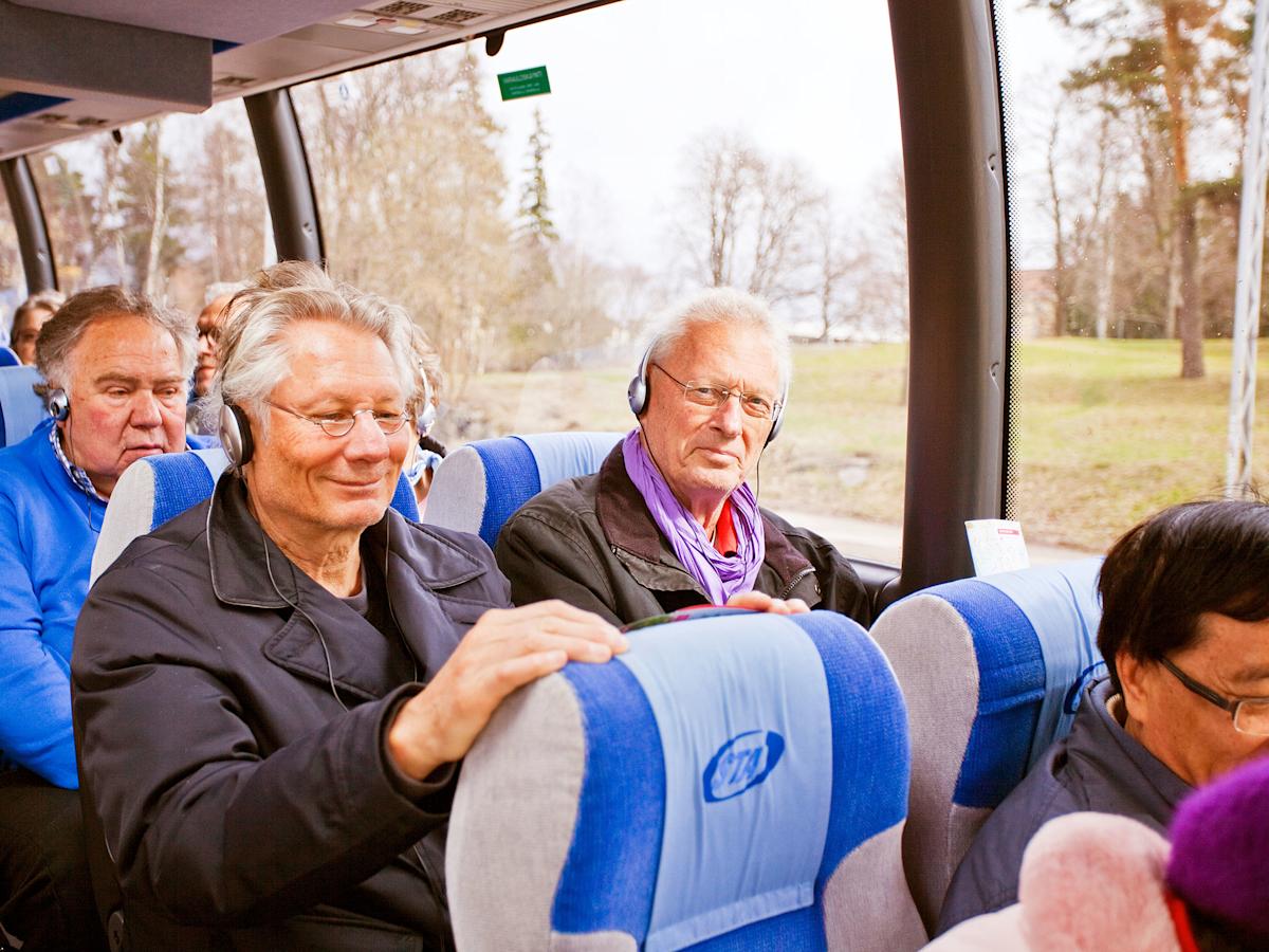 Olf Hellsten (vas.) ja Lars Malmström