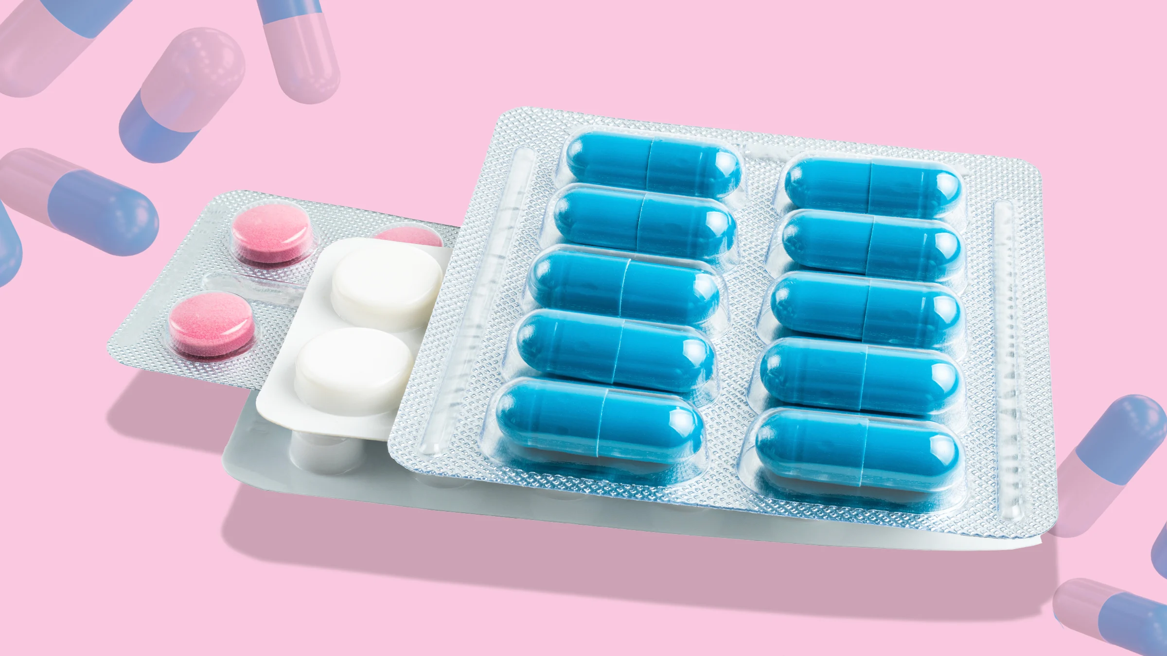 Lääketabletteja painopakkauksessa