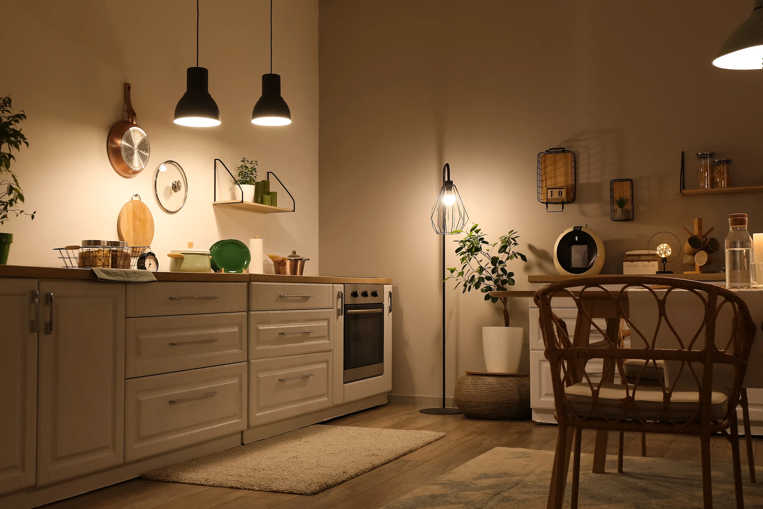 Tunnelmallinen keittiö