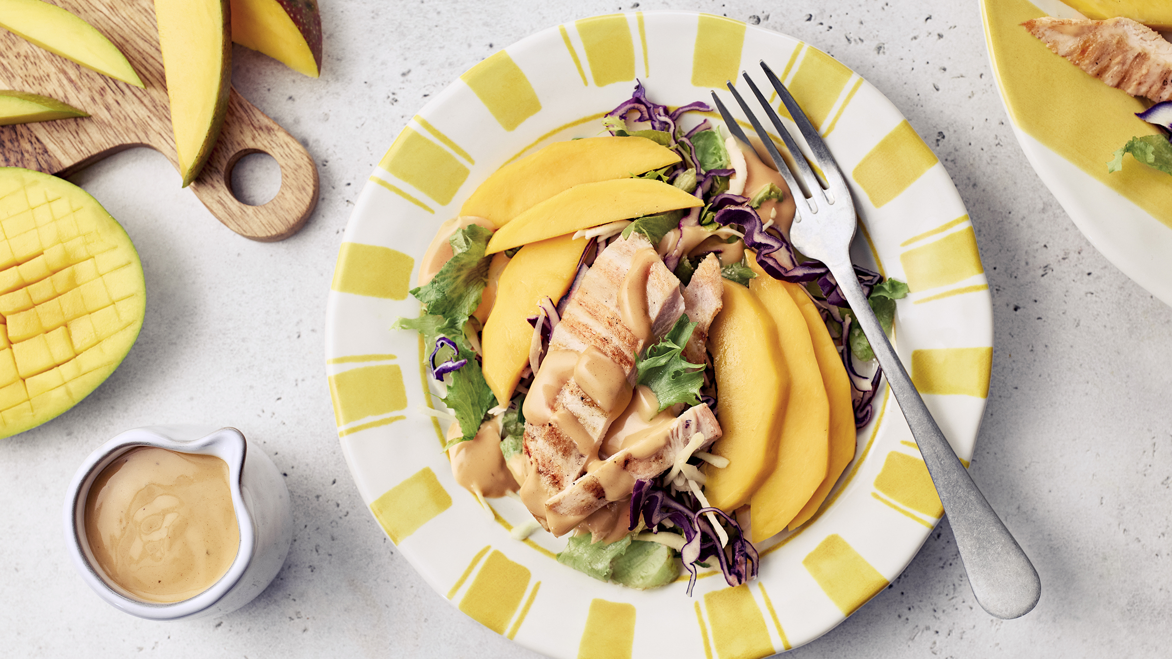 Helppo ja nopea kanasalaatti