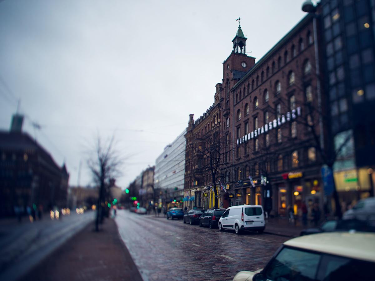 Hufvudstadtsbladetin talon torni on tarkka kopio venetsialaisen Dogien palatsin tornista.
