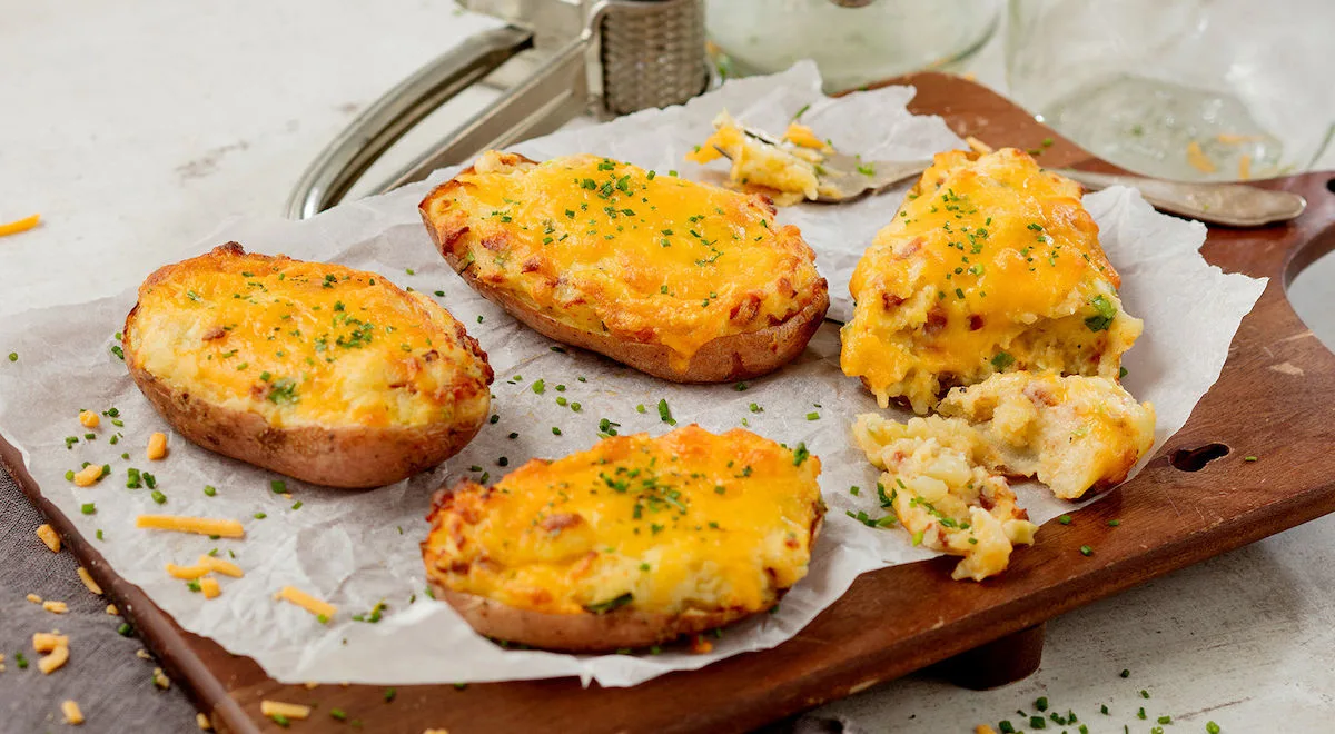 Tuplakypsennetyt uuniperunat