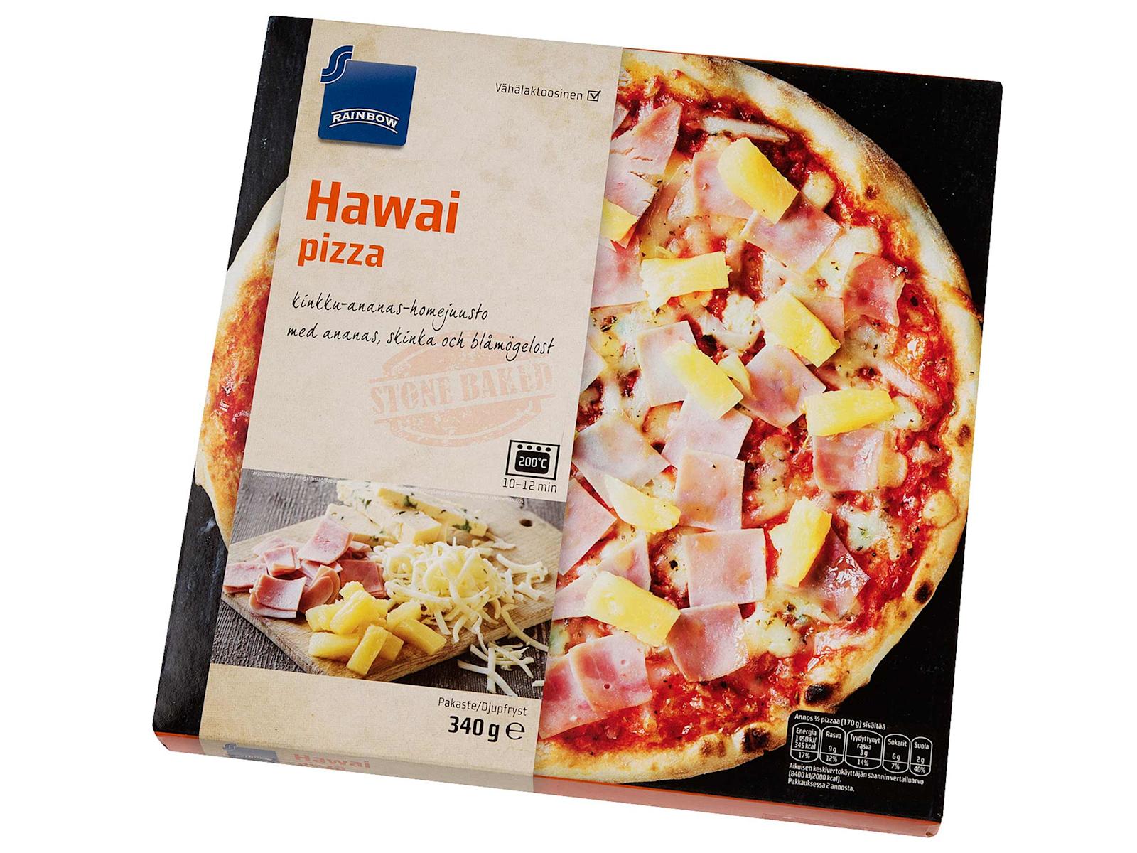 Rainbow Hawai Pizza