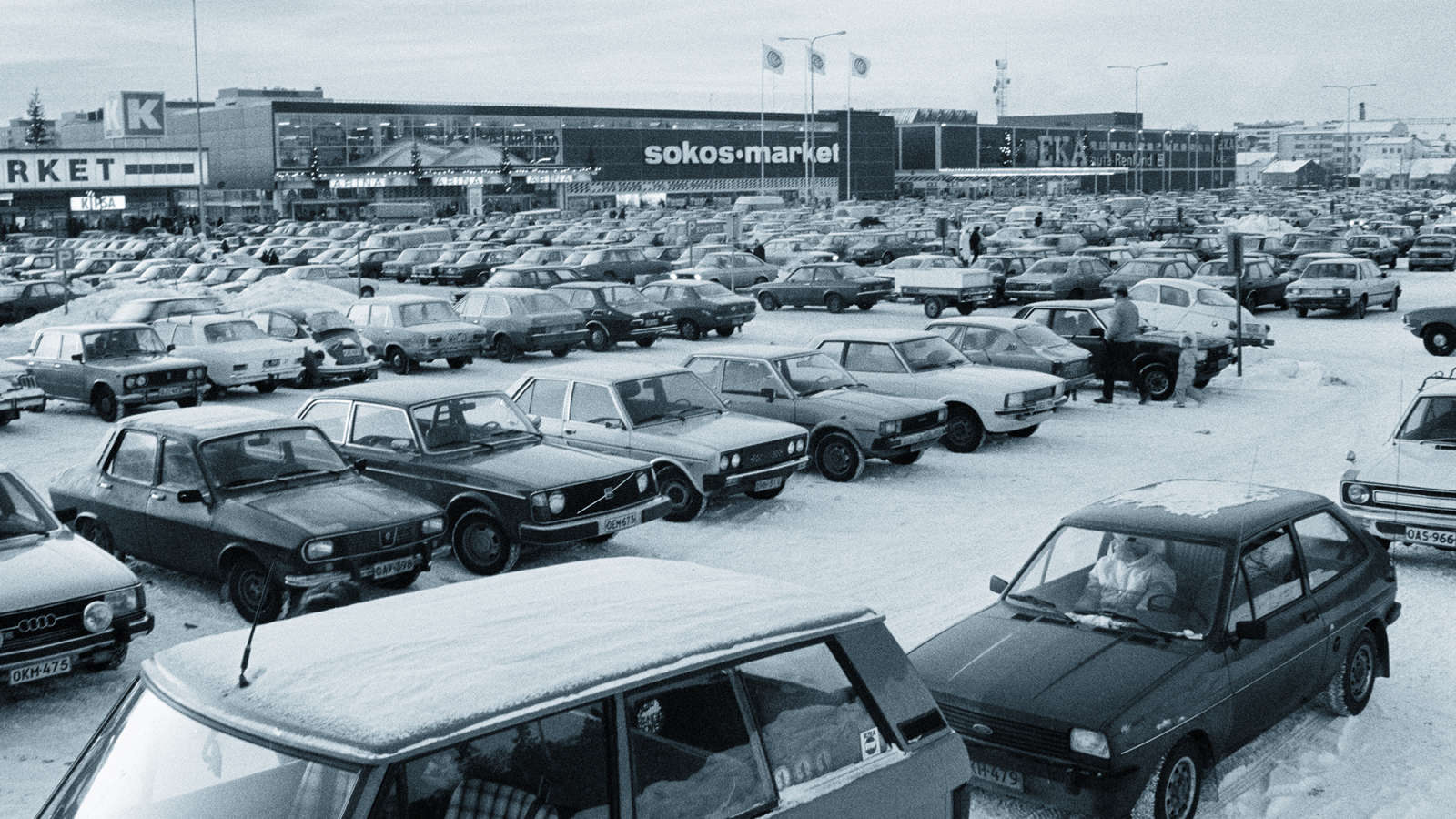 Oulun Raksilassa sijainnut Sokos-market oli suosittu ostospaikka.