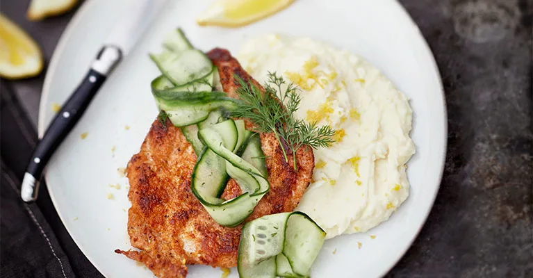 Wienerleike ja sitruunamuusi