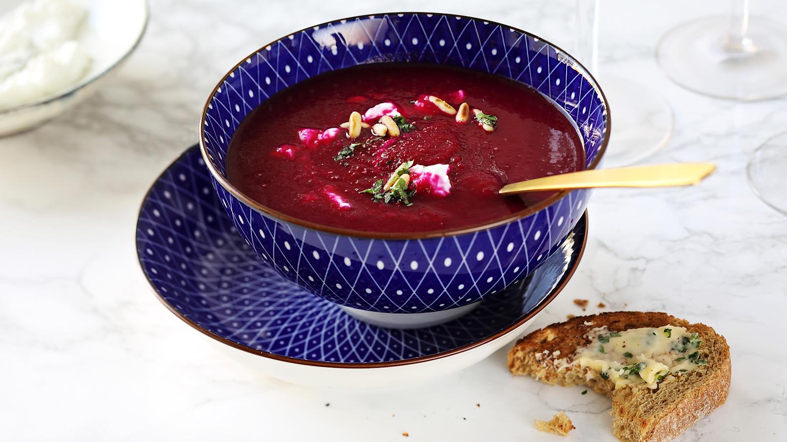 Maukas punajuurikeitto