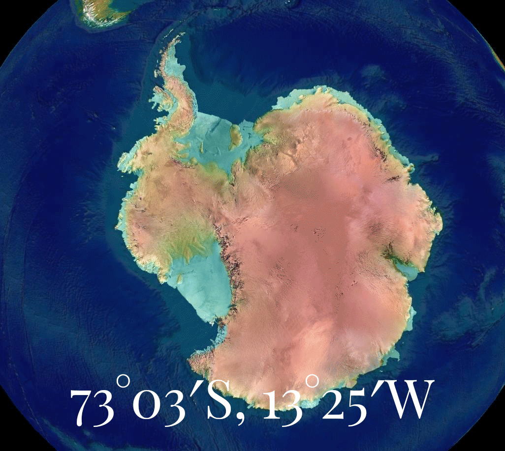 Aboa-tutkimusaseman koordinaatit Etelämantereella ovat 73°03′S, 13°25′W. 