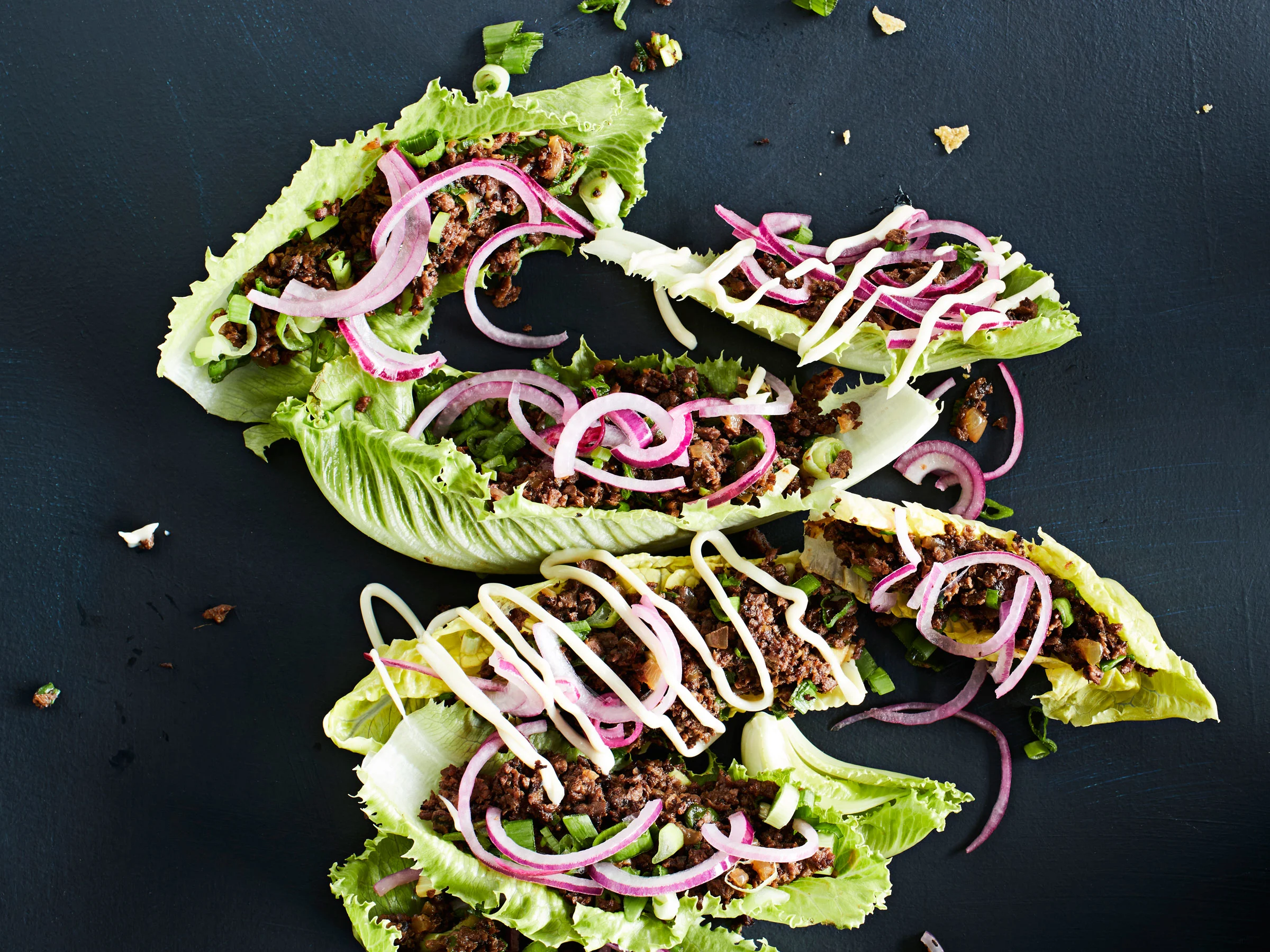 Salaattiwrapit soijarouheella