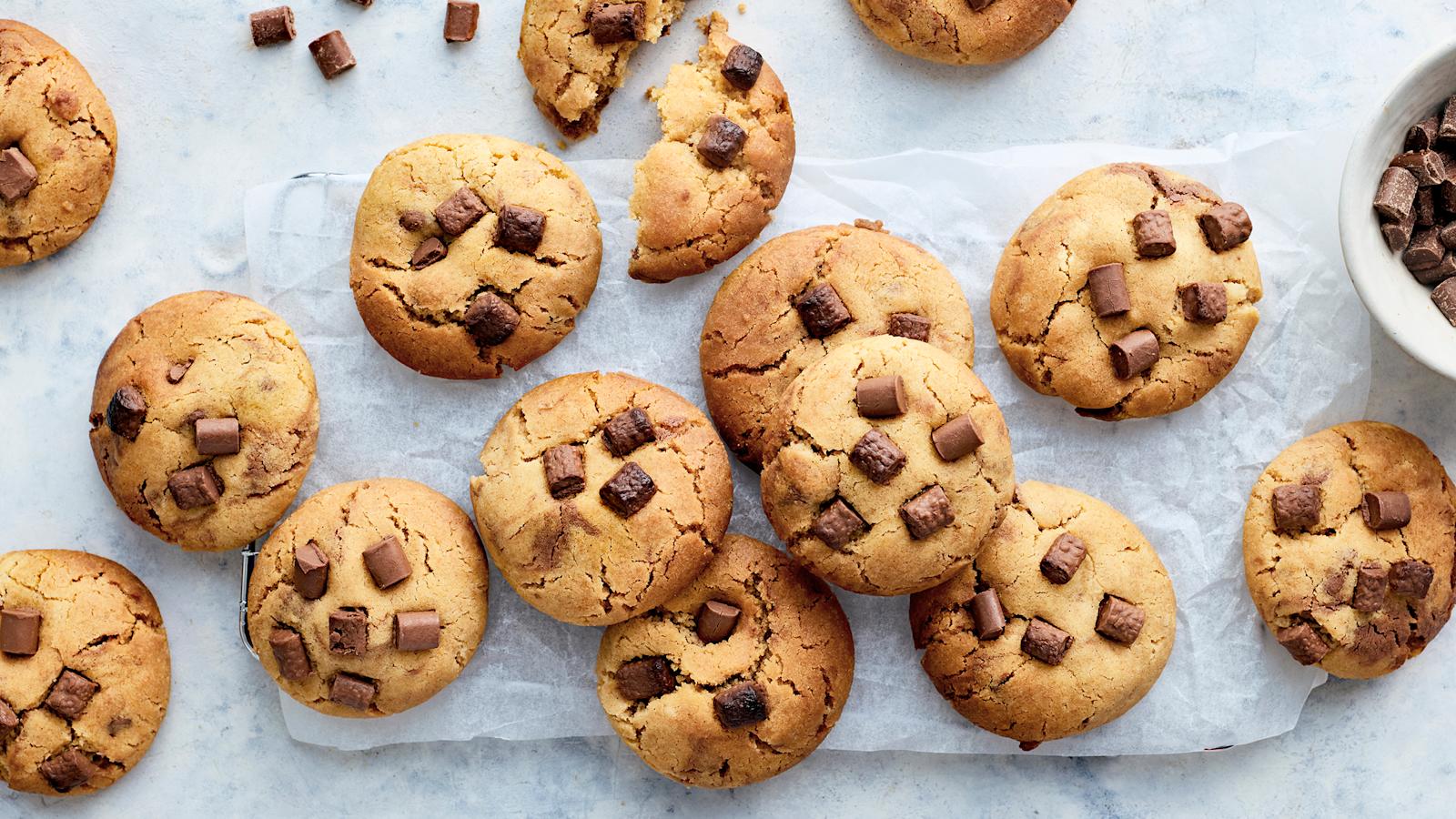 Pehmeät suklaahippukeksit