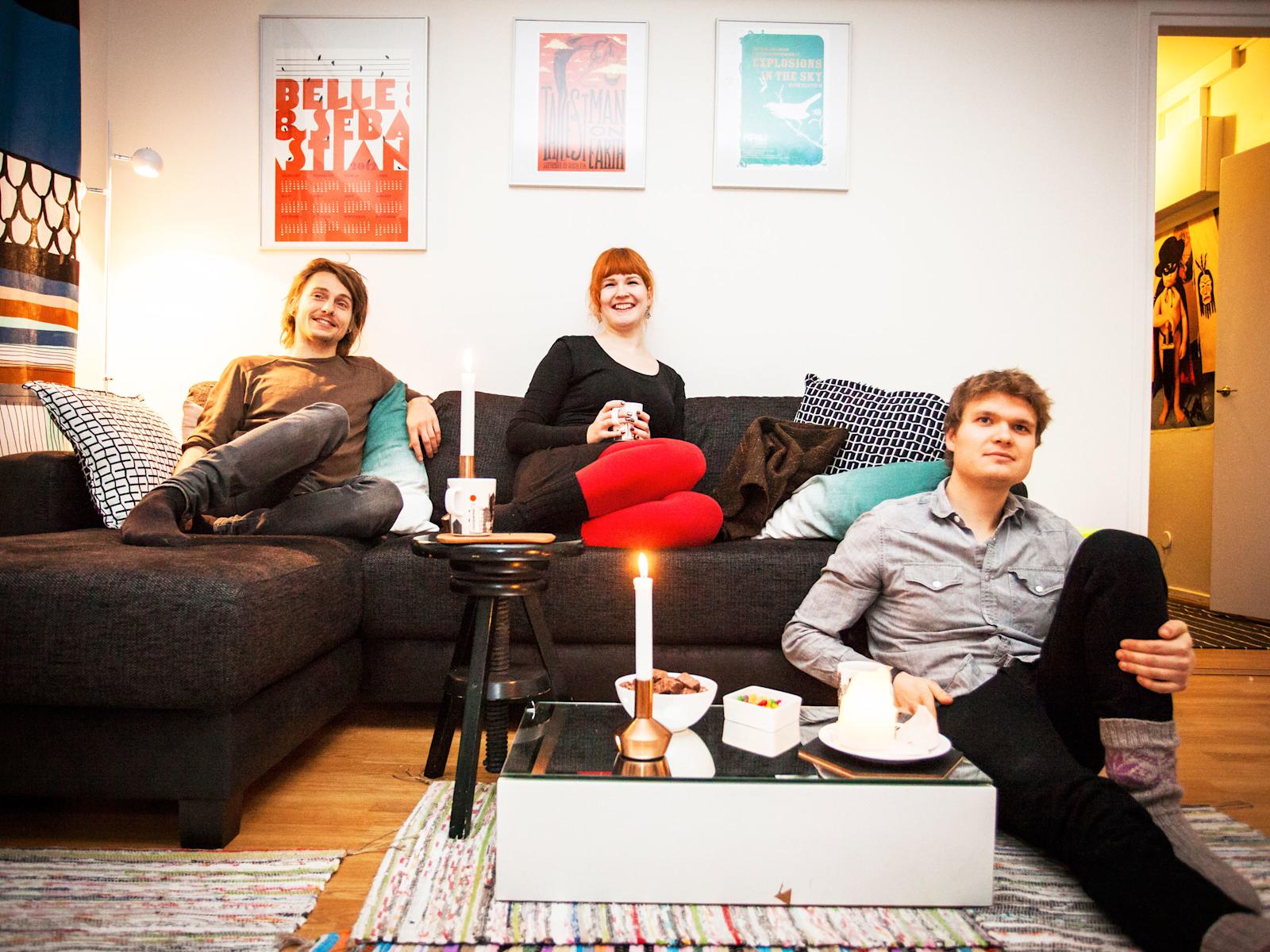 Timo Tikka (vas.), Anna Klemelä ja Tuomas Sarkkinen