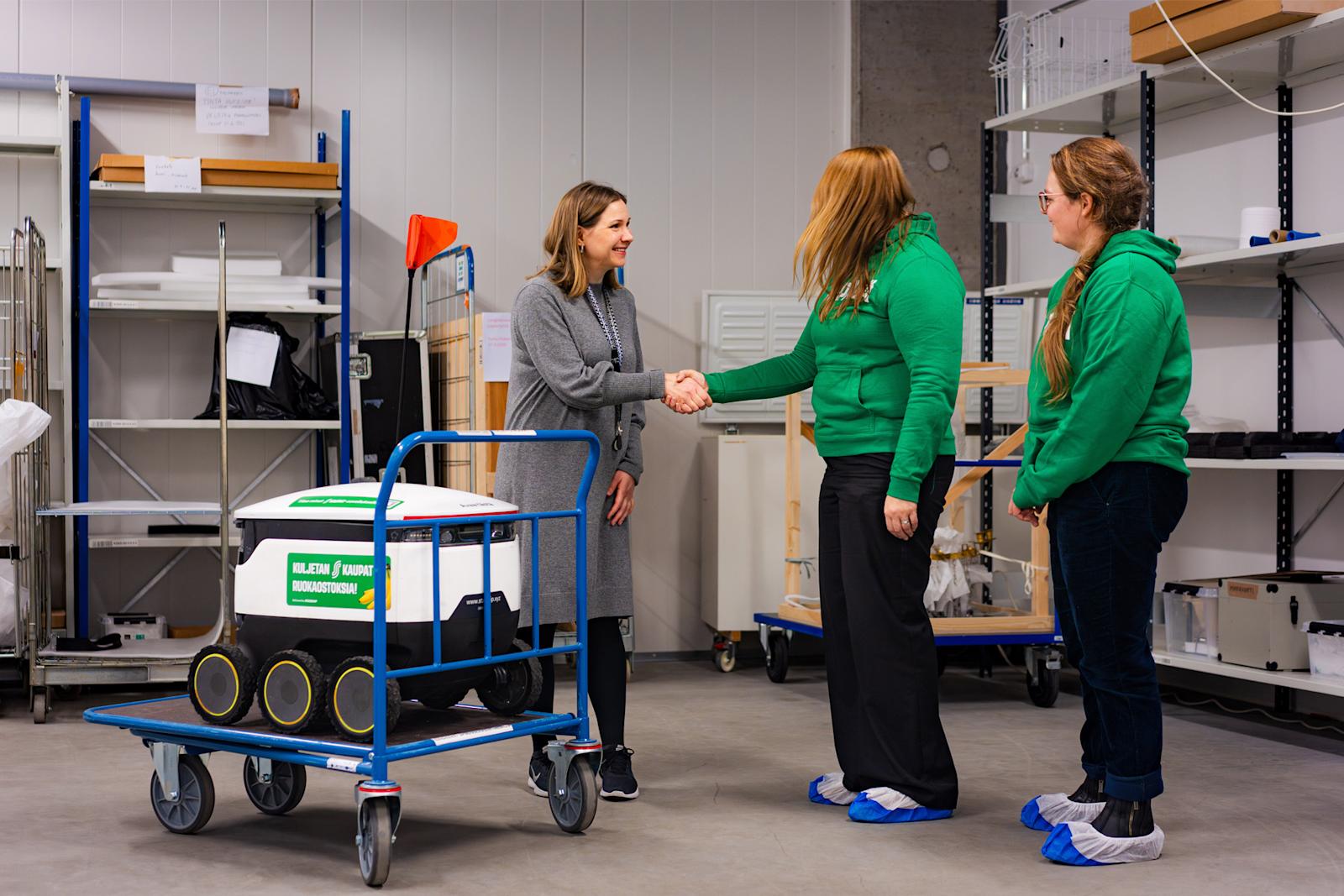 Ruokarobo kasallismuseon varastossa