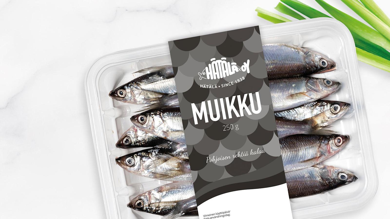 Tuoreen muikun silmät ovat kirkkaat ja ulkonevat ja pinta kiiltävä kuin vedestä nostettu.