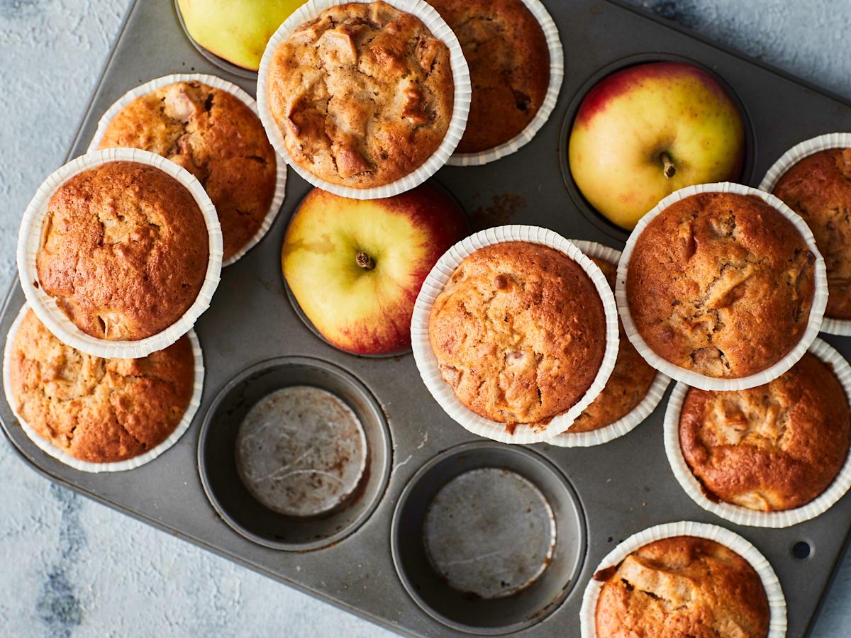 Omenaposken mantelimuffinit