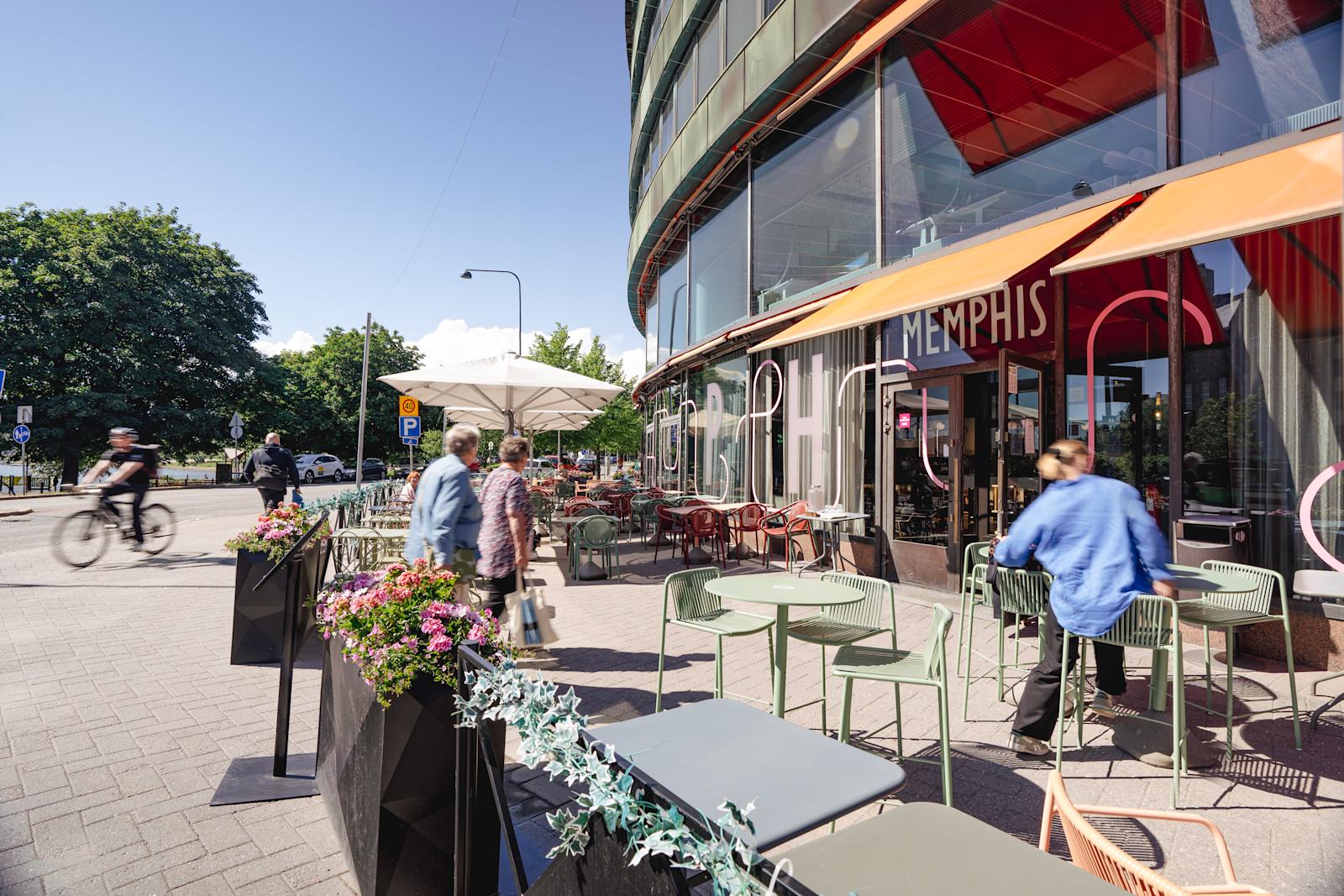 Memphis Hakaniemi terassi.