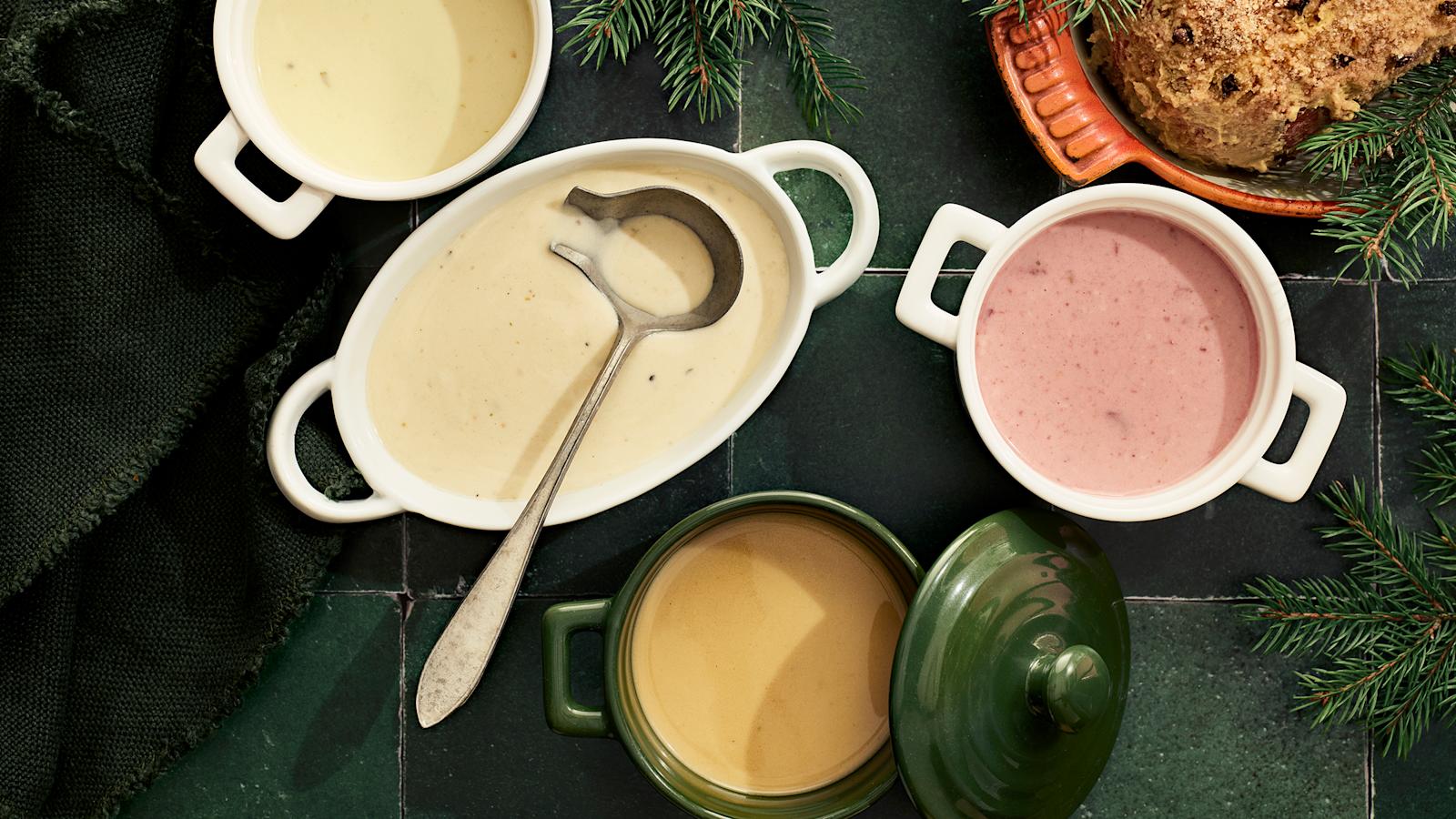 Traditional Christmas ham sauce 