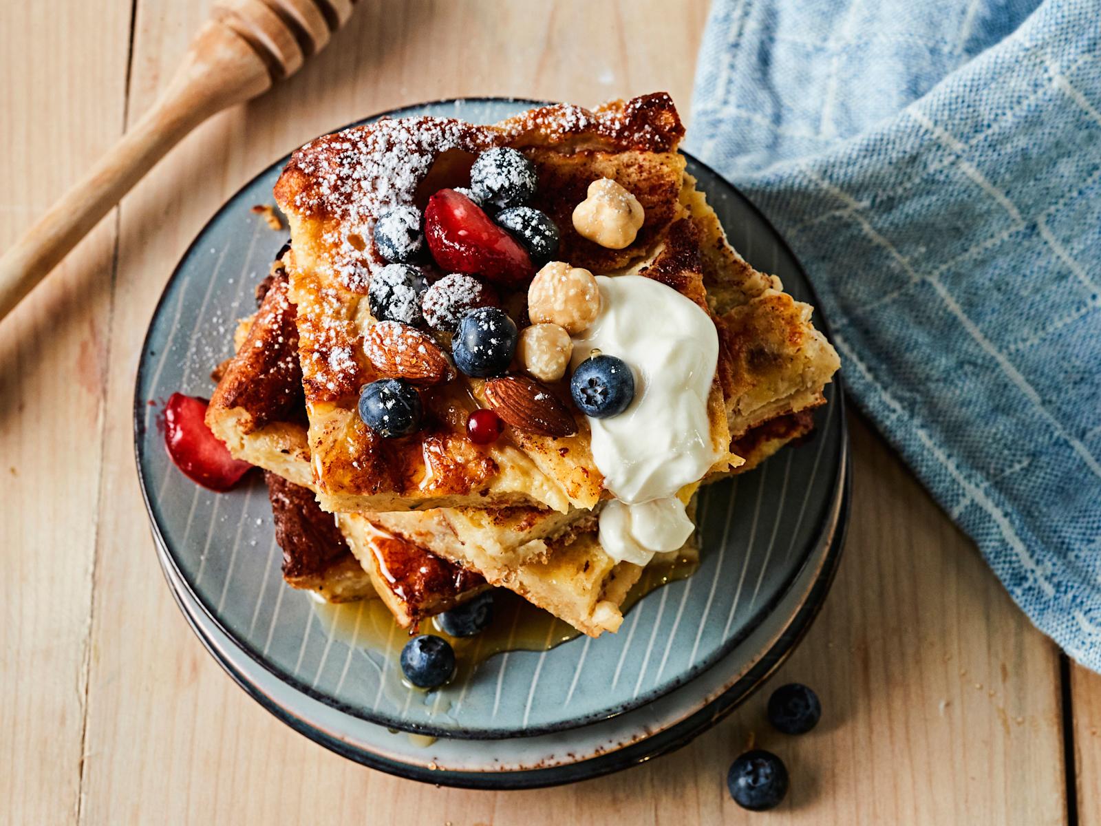 Pikkaisen parempi pannukakku kaurahiutaleilla tai -leseillä