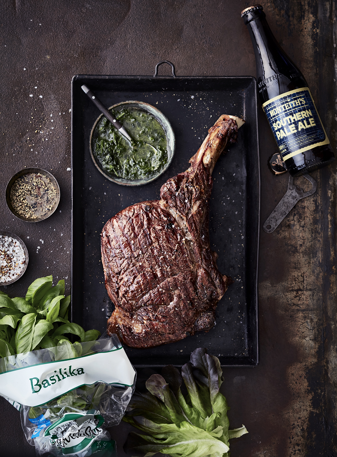 Tomahawk ja yrttiöljy