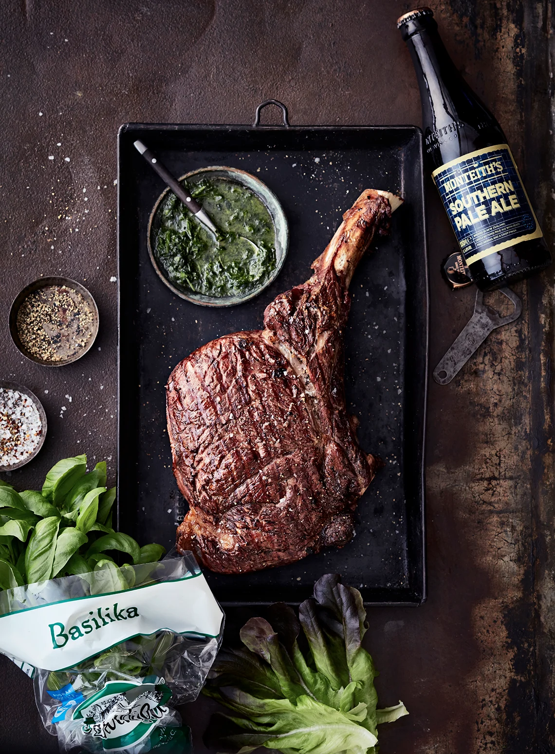 Tomahawk ja yrttiöljy