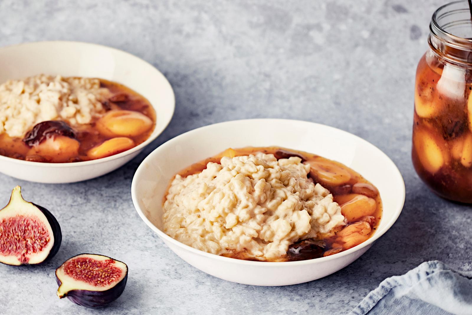 Vegaaninen riisipuuro