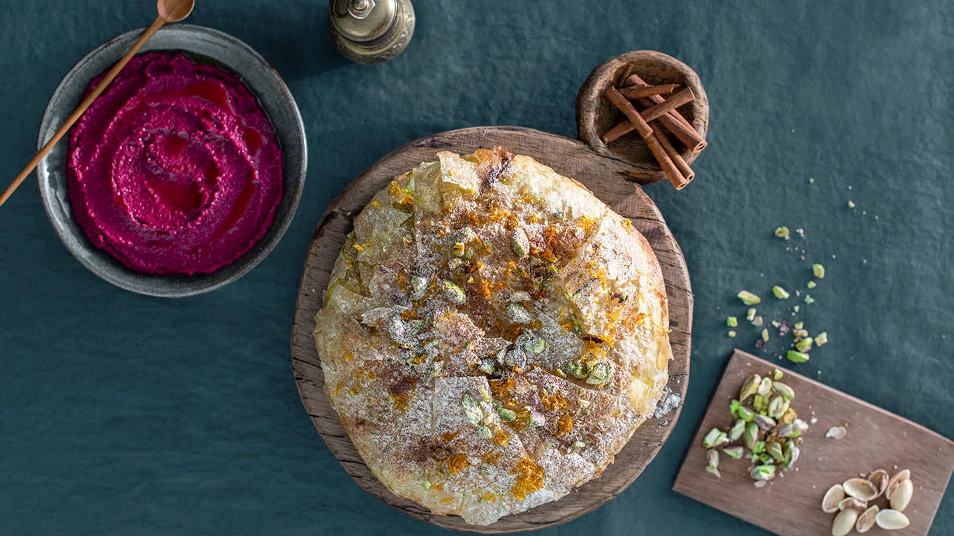 Appelsiinilla ja aprikoosilla maustettu Kana-pastilla