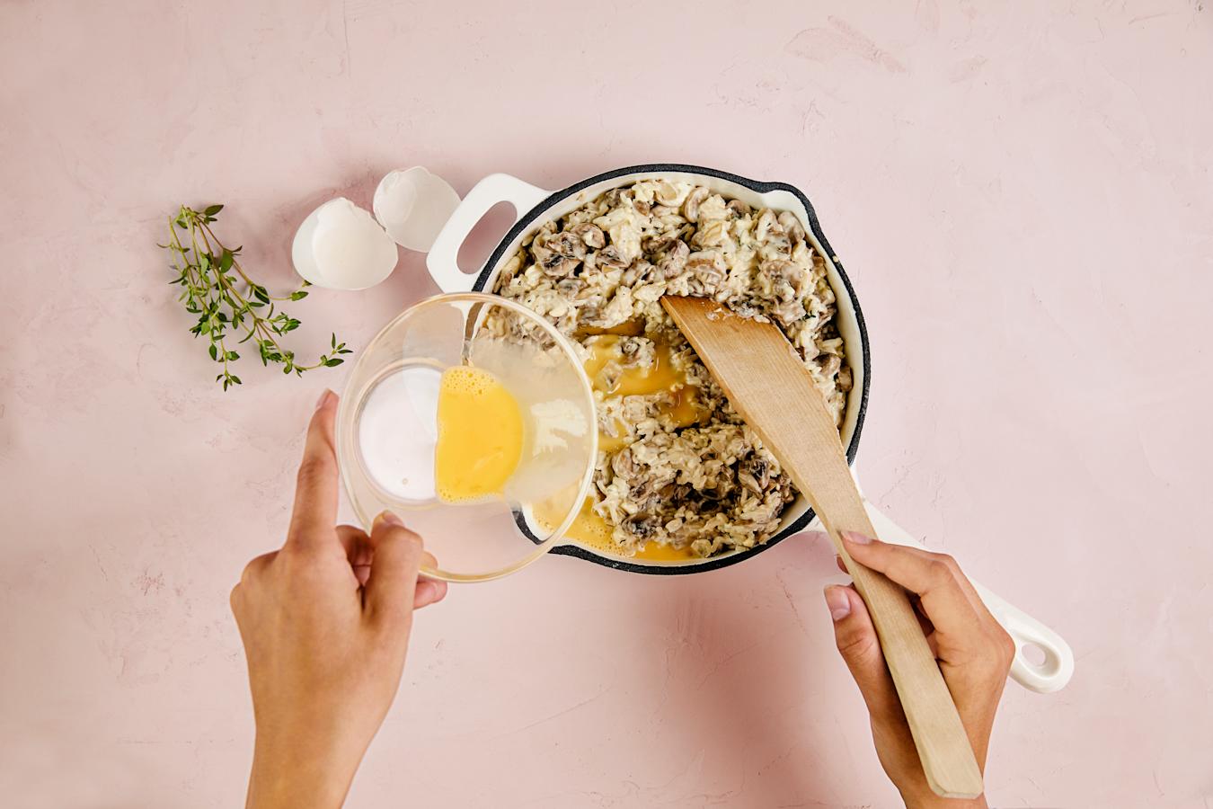 Sienipiirakka vaihe 2