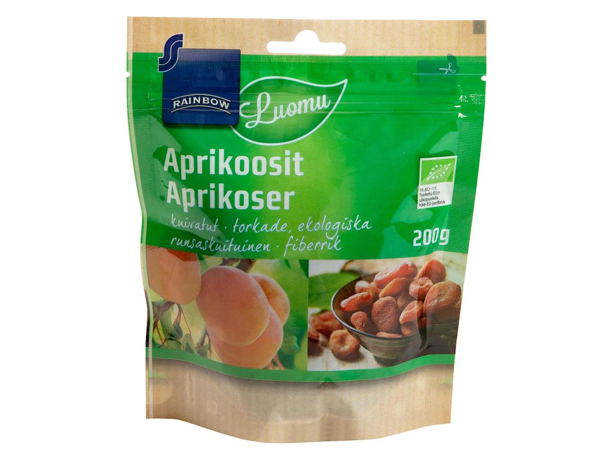 Rainbow Luomuaprikoosit