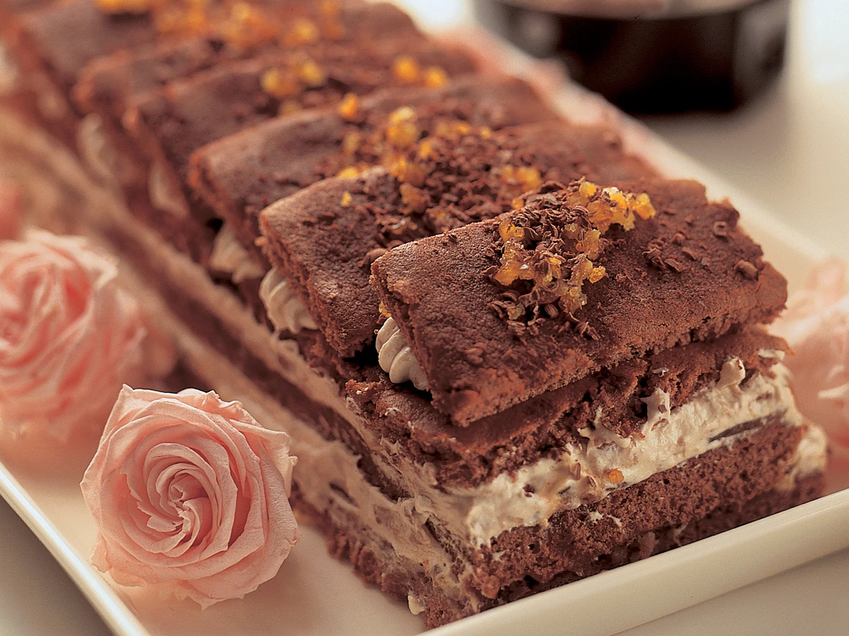 Suklainen banaani-appelsiinikakku