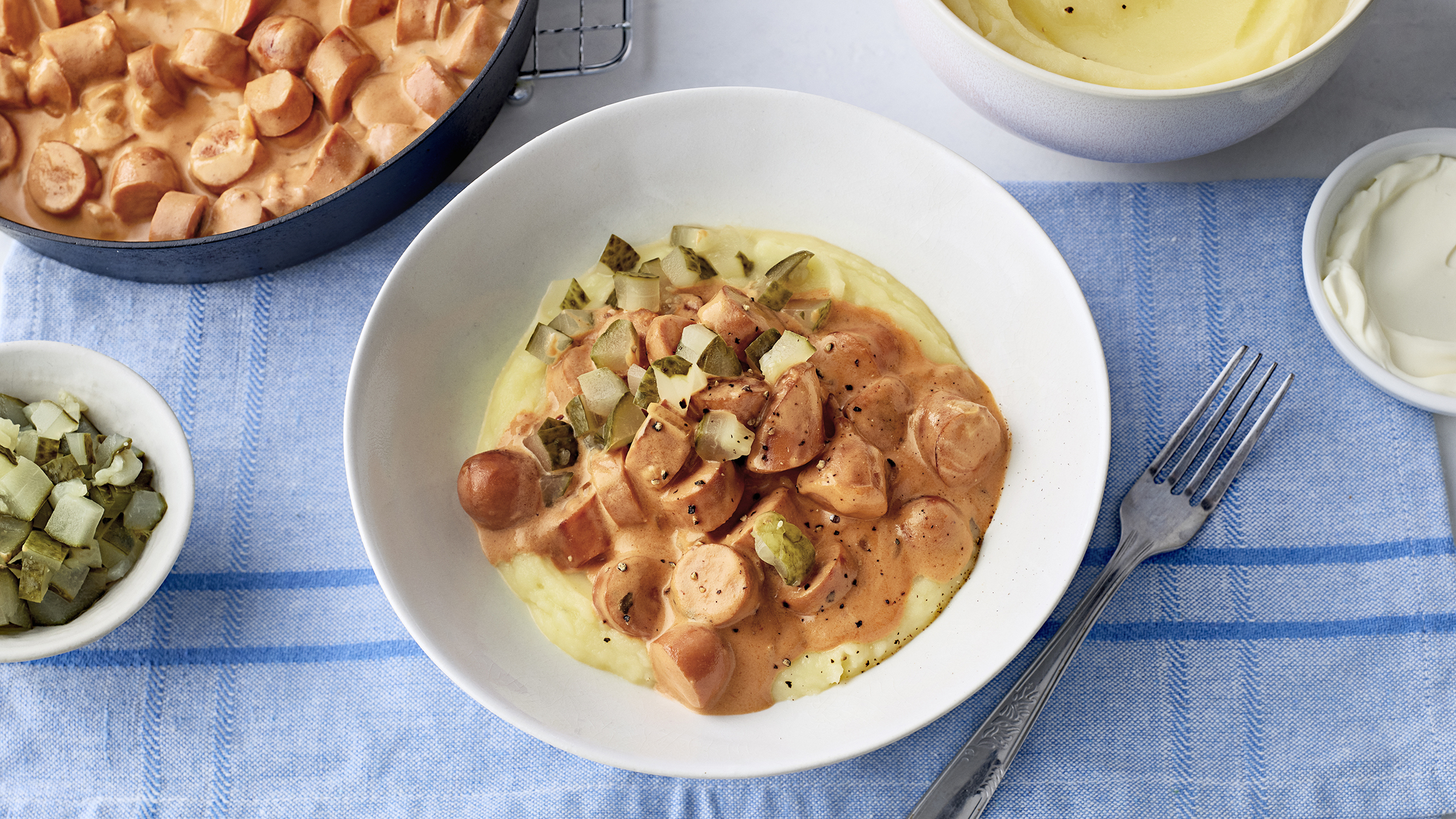 Nopea nakkistroganoff