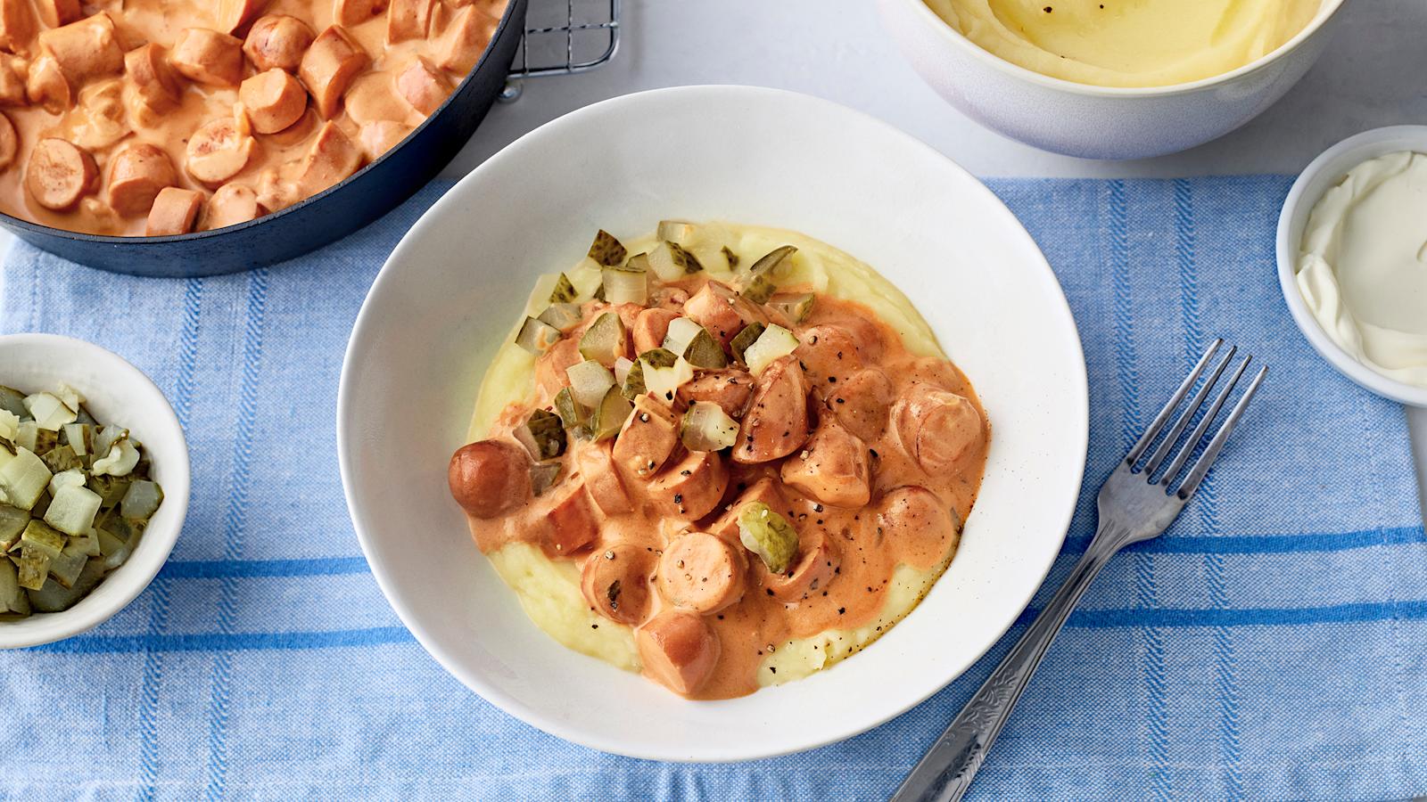 Nopea nakkistroganoff