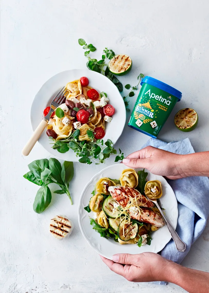 Kalkkuna-fetatortellinit