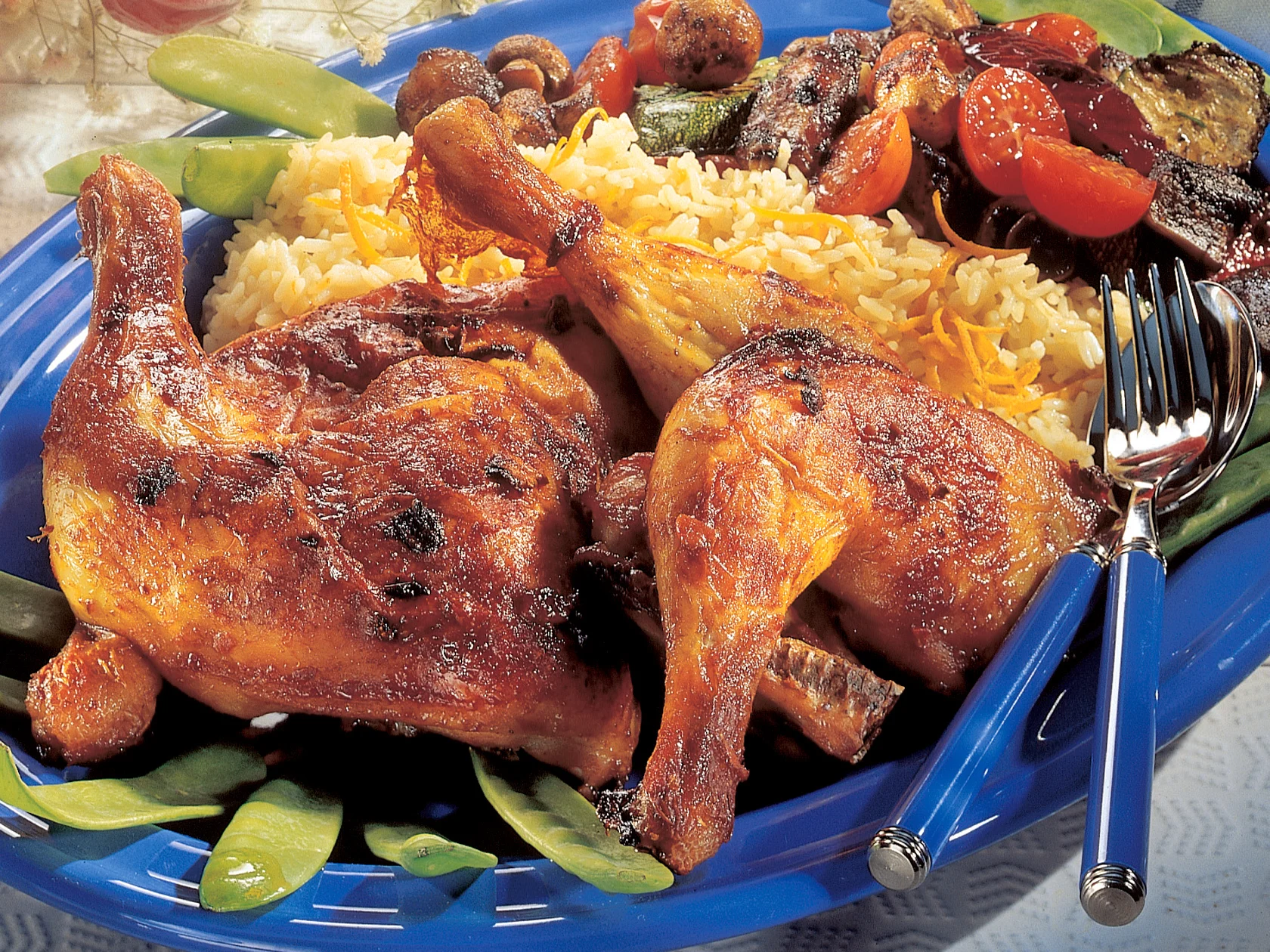 Hunajamarinoitua broileria