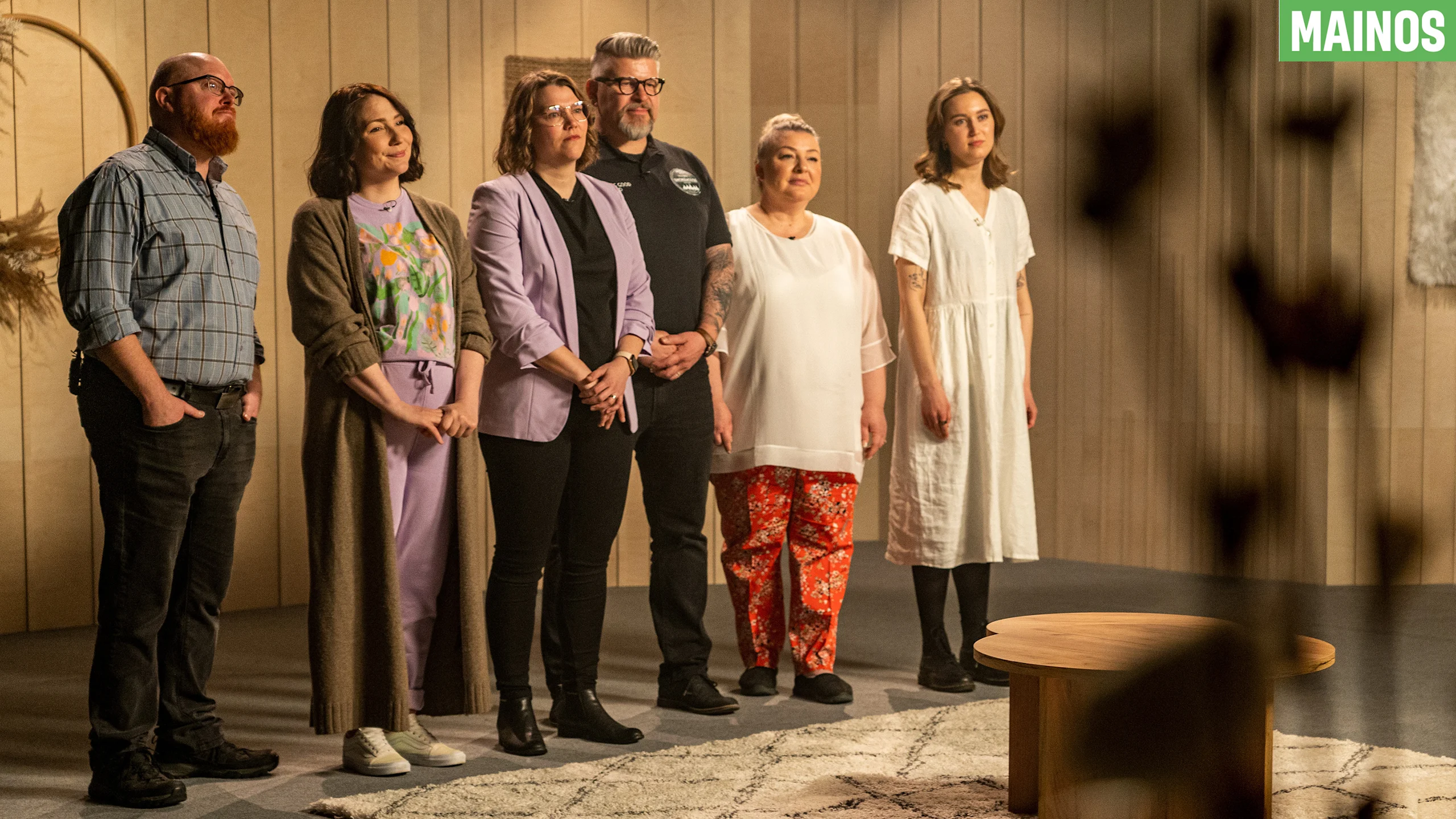 Suomalainen menestysresepti 2023 -finalistit ovat Roy, Nanne, Mari, Tero, Mimi ja Kaisa.