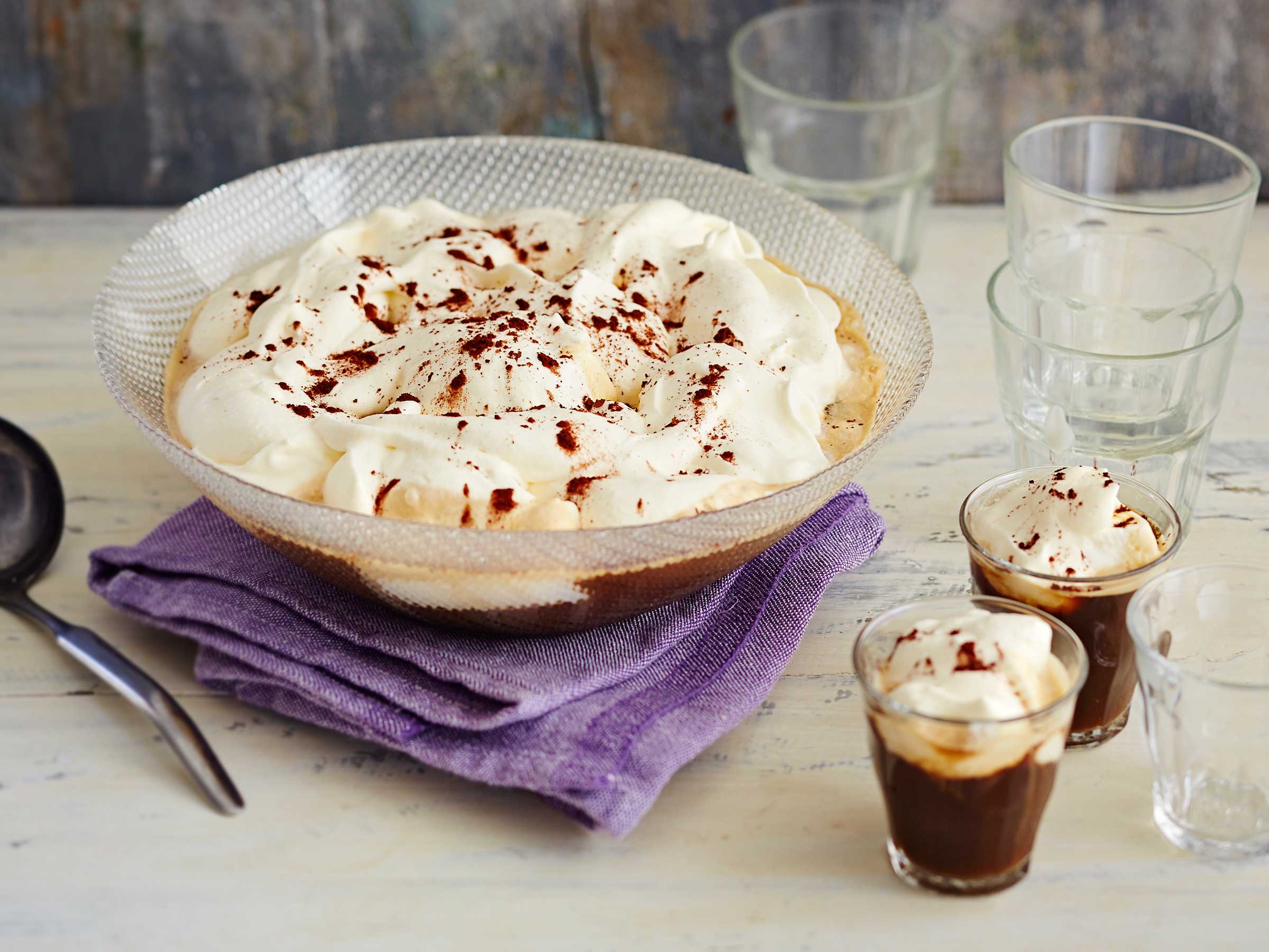 Kahvi-jäätelöbooli