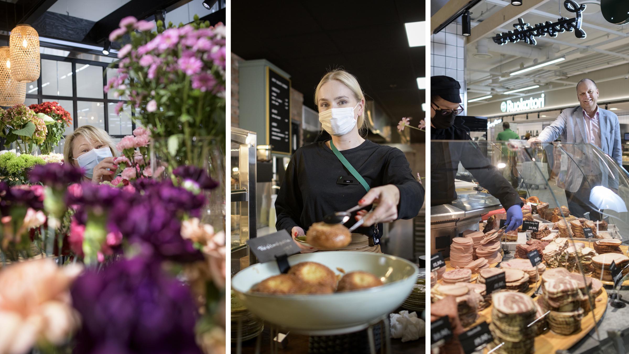 Vau, miten upea muutos! Suomen suurin Prisma huokuu kauppahallin tunnelmaa  – viihtyisä ravintolamaailma, kukkakauppa ja oma savustamo hurmaavat |  Yhteishyvä