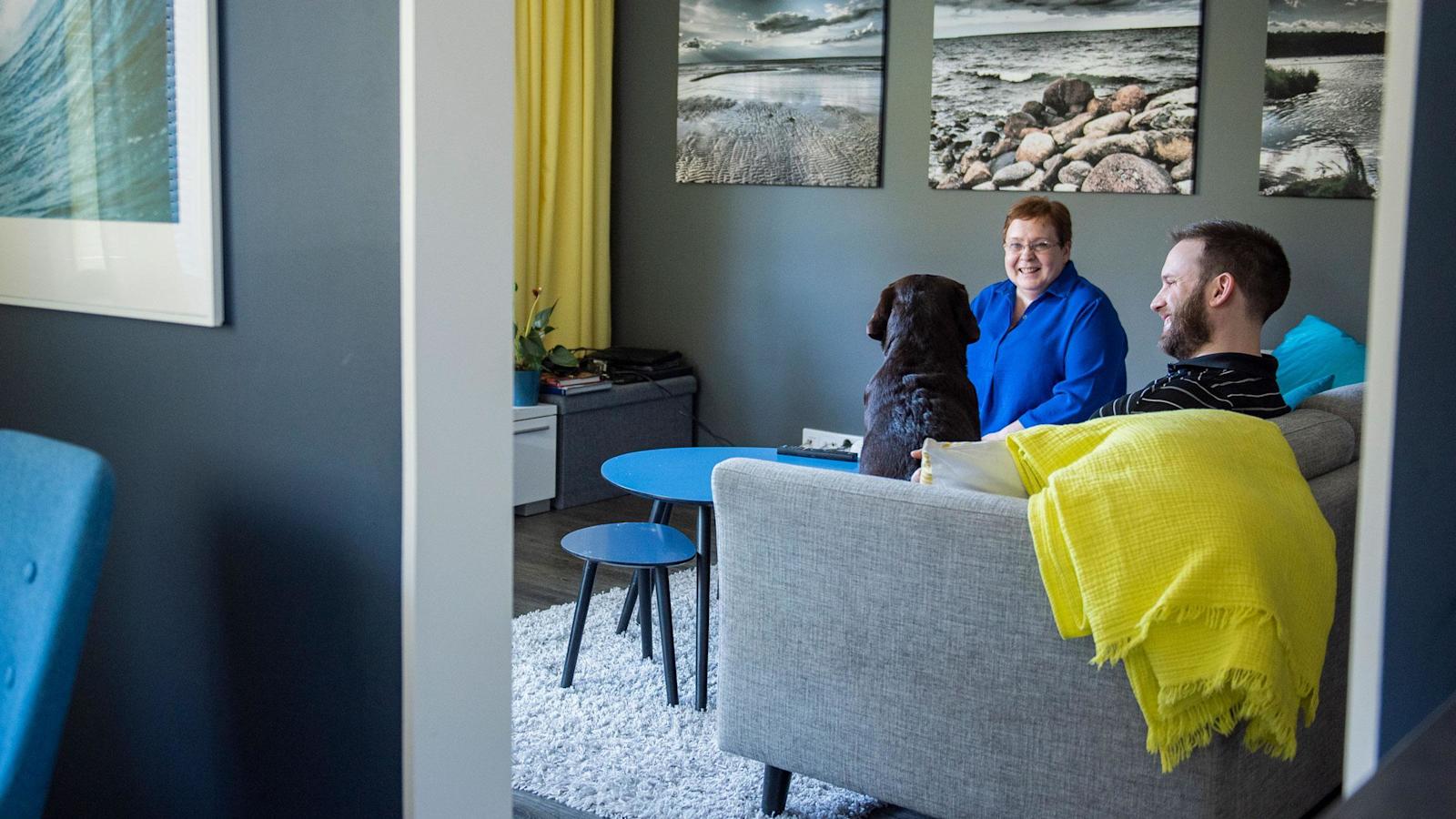 Marja Suonvieri pääsi muuttamaan takaisin remontoituun kotiin reilut pari vuotta sitten.