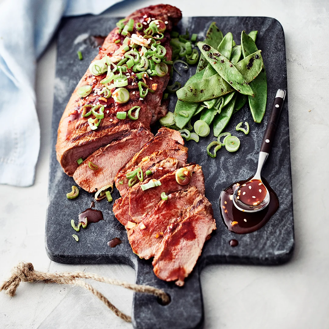 Gochujangilla maustettu possunfilee