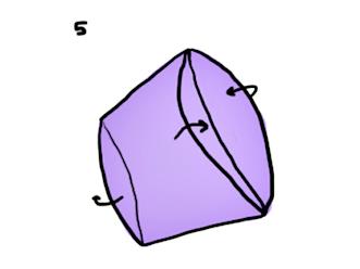 5\. Taita päädyt sisäänpäin.