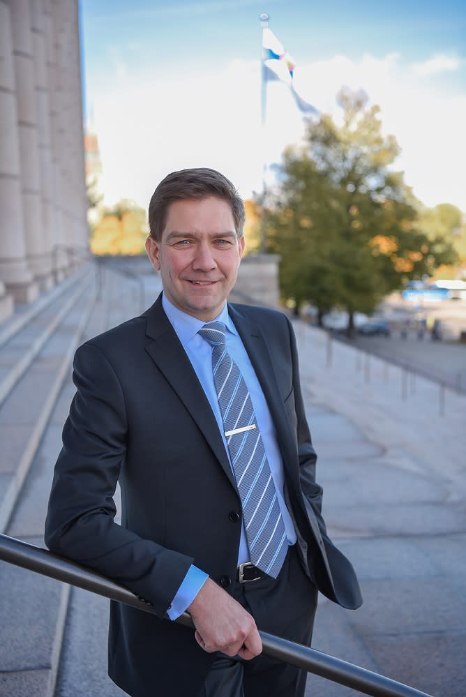 Eduskuntavaaliehdokas Thomas Blomqvist