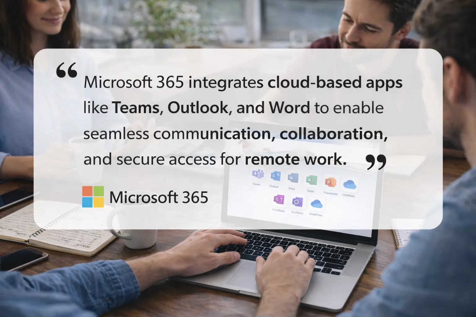 how to use microsoft 365 for remote work and team collaboration