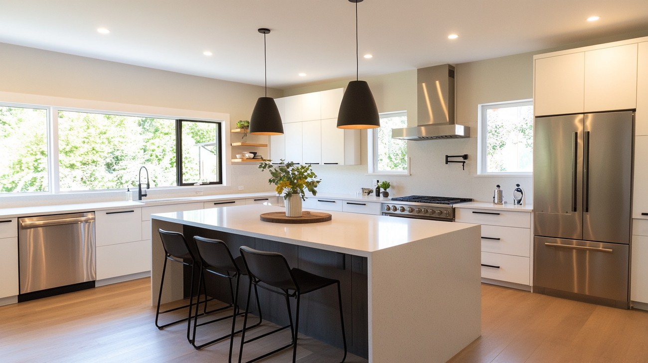 Kitchen remodel plumbing photo