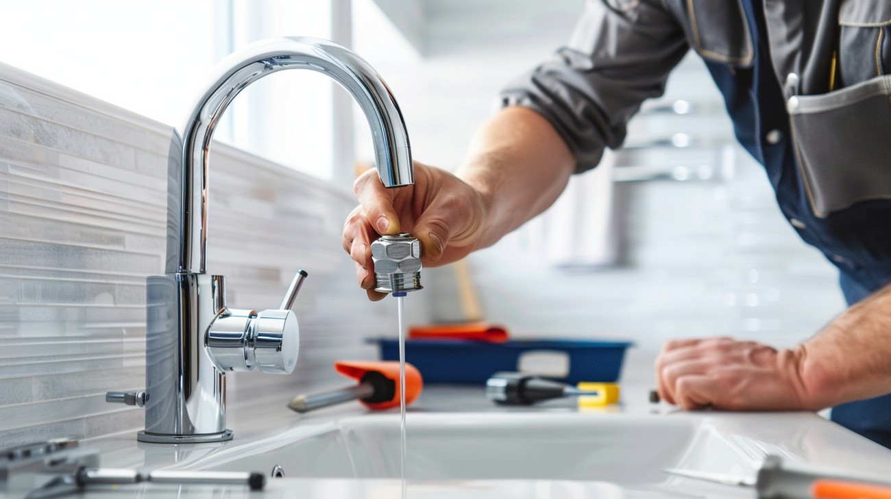 plumbing fixture installation photo