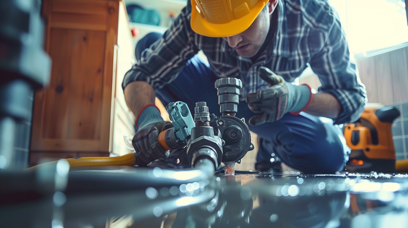 water pump installation photo