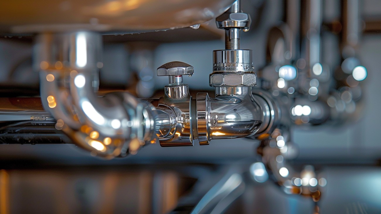 kitchen sink drain plumbing photo